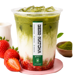 Lapak Kampus Dot Com Berrmatcha Strawberry Matcha Latte