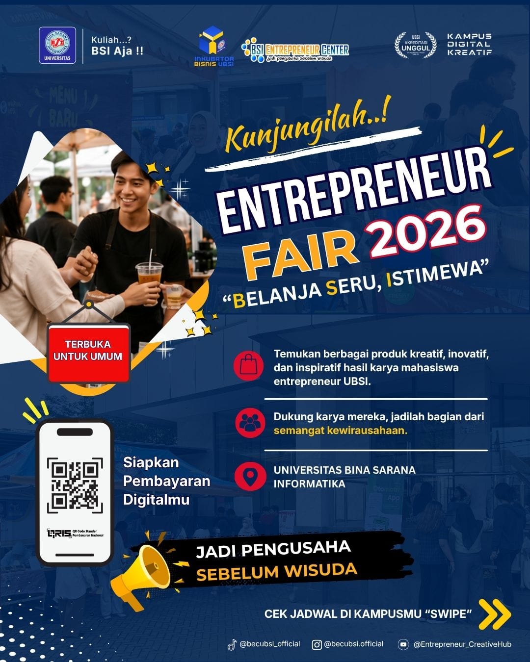 Poster Utama UBSI Entrepreneur Fair 2026
